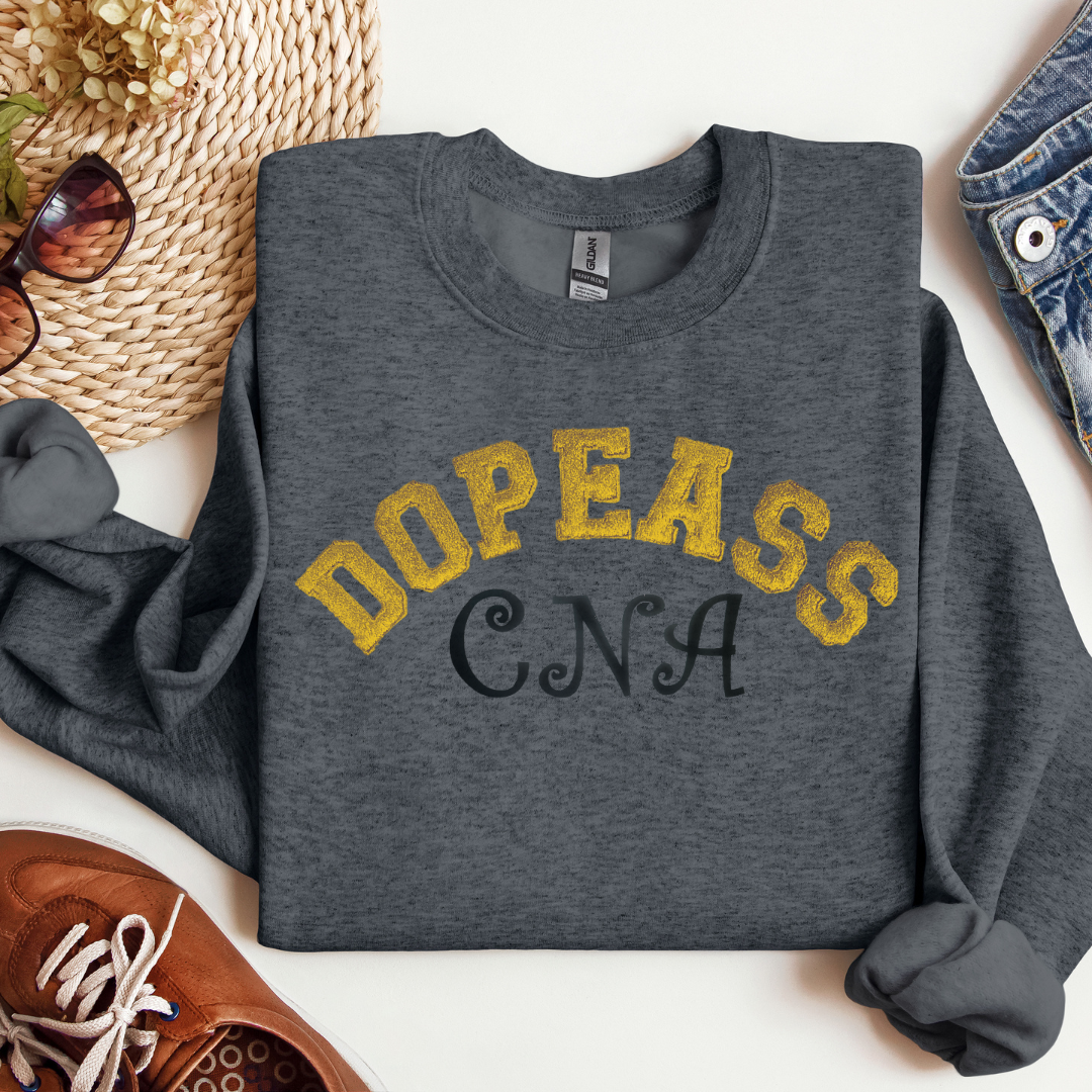 Dopeass Glitter CNA Sweatshirt
