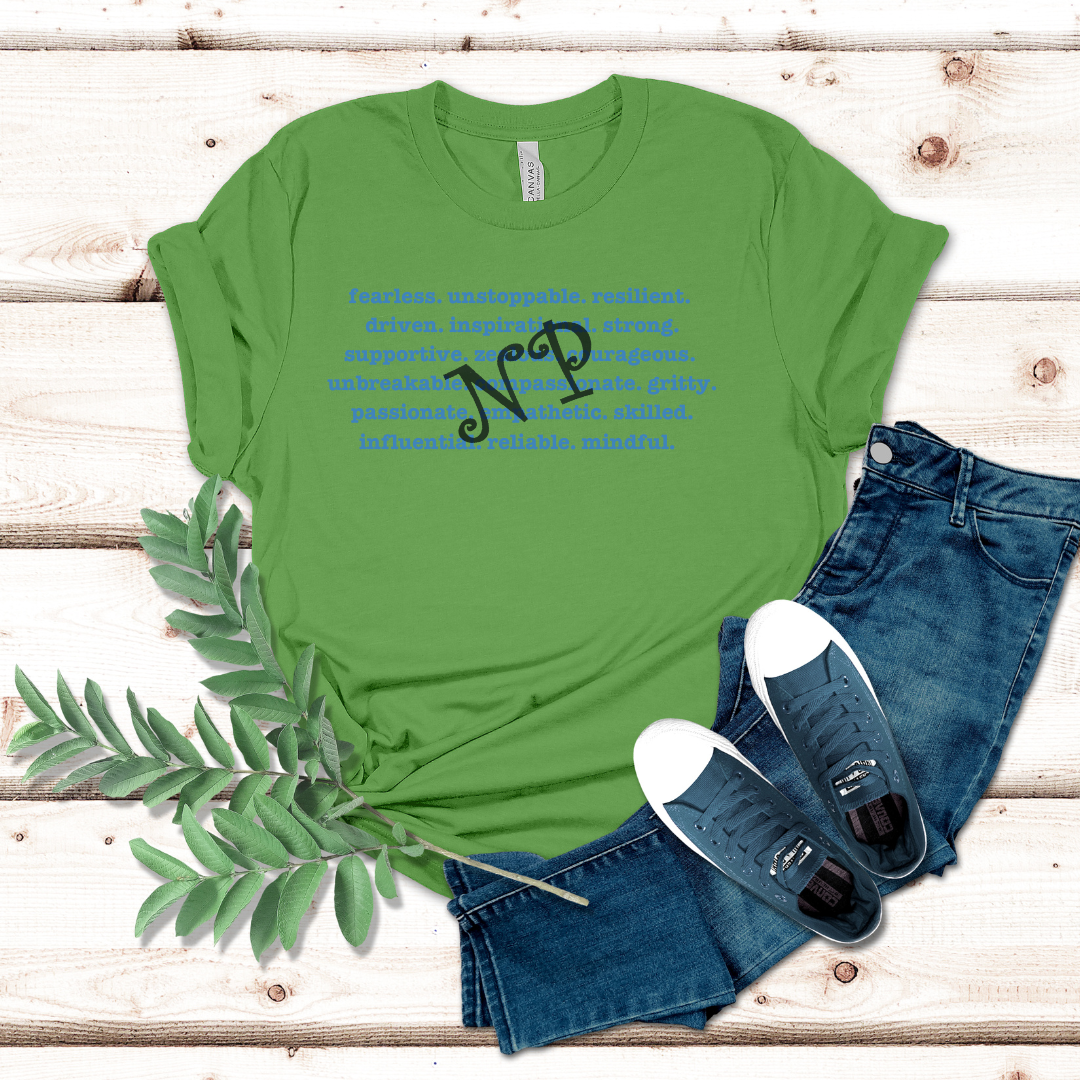 Typewriter Nurse Practitioner T-shirt