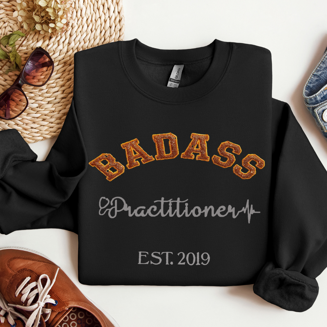 Badass Nurse Practitioner Crewneck