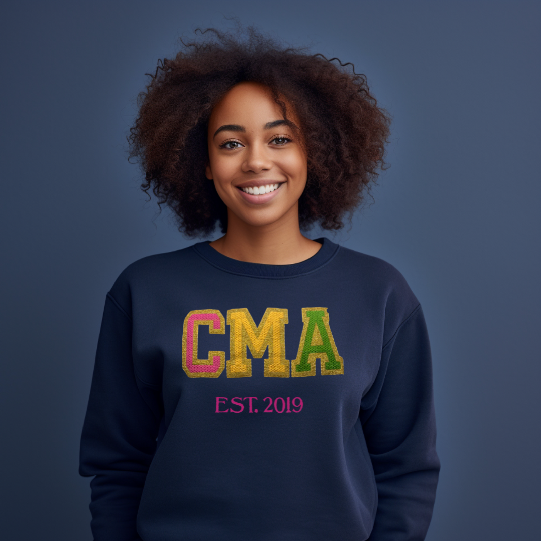 Faux Chenille Medical Assistant Sweatshirt