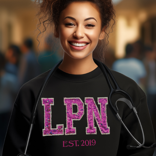 Sequin LPN Crewneck