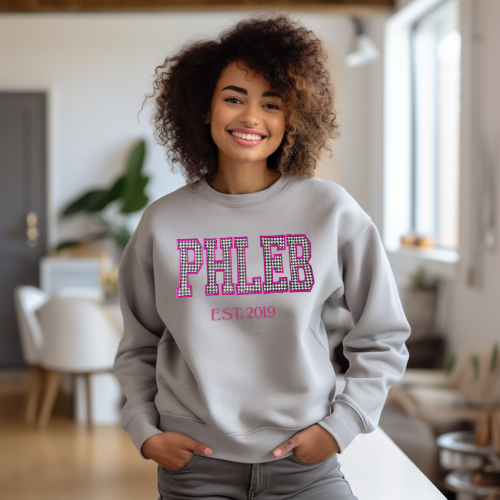 Glitter Phlebotomy Crewneck