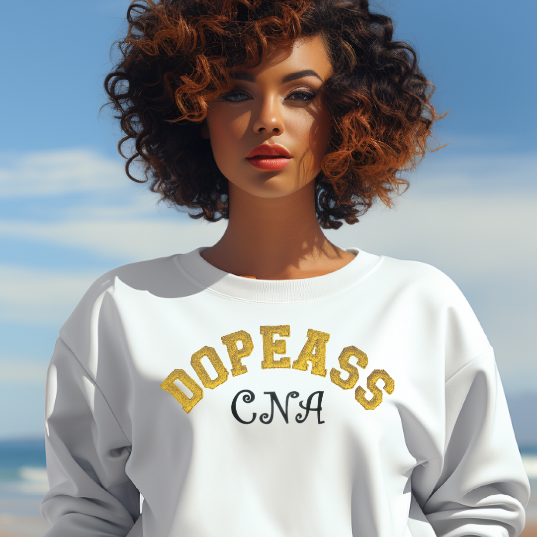 Dopeass Glitter CNA Sweatshirt