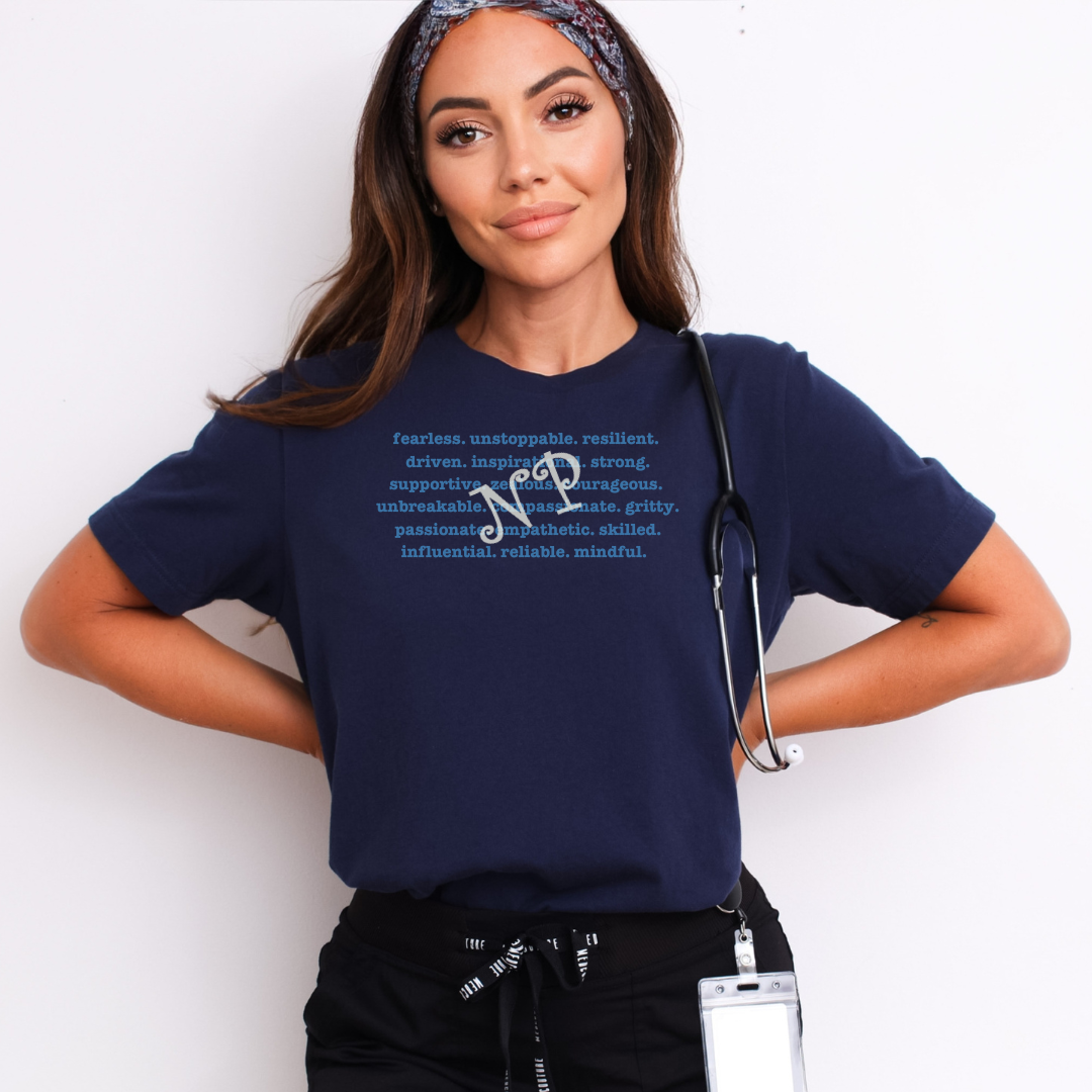 Typewriter Nurse Practitioner T-shirt