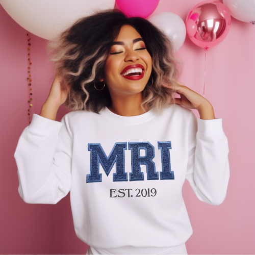 Glitter Big MRI Tech Sweatshirt