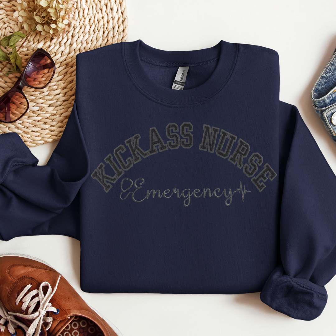 Kickass ER Nurse Crewneck