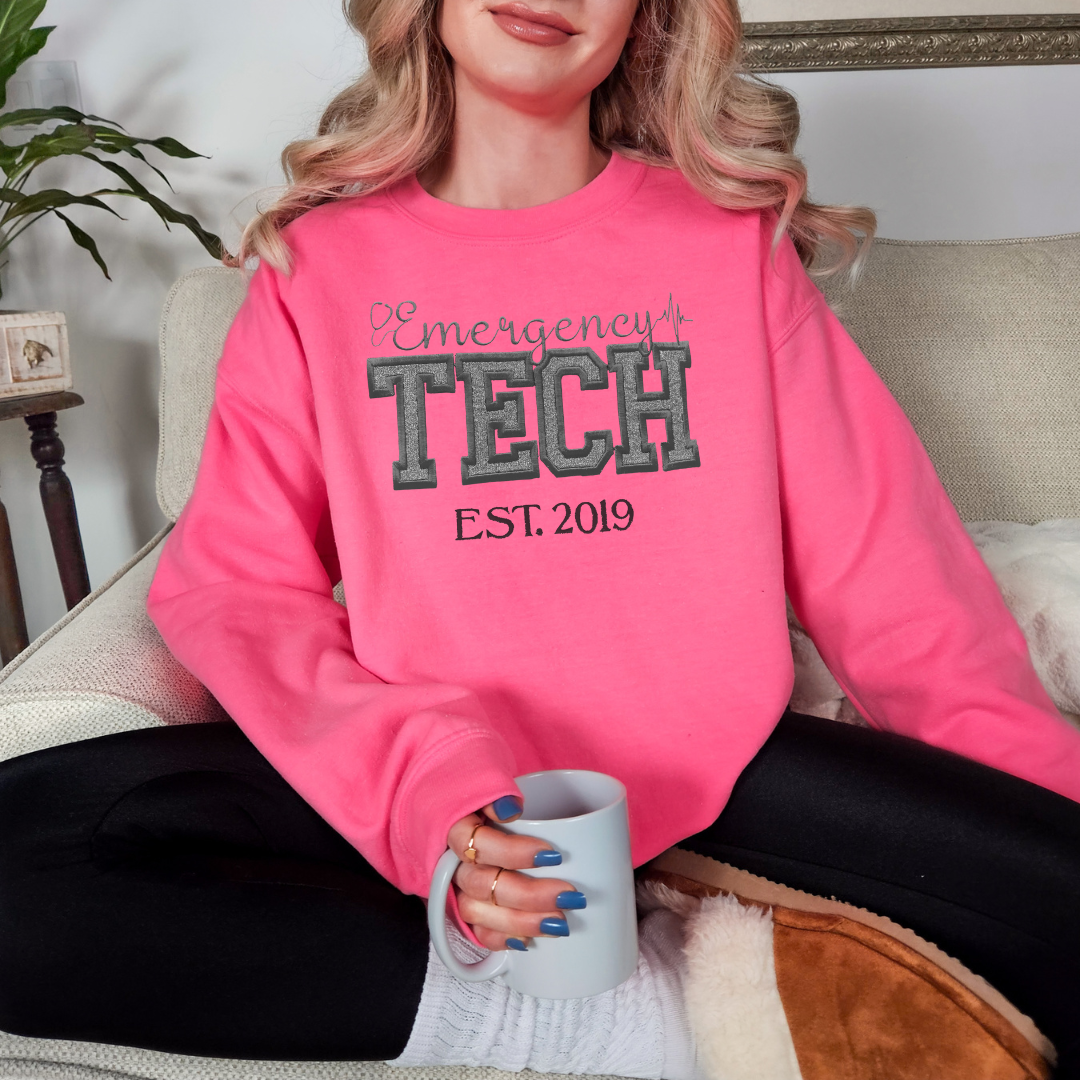 Glitter ED Tech Crewneck