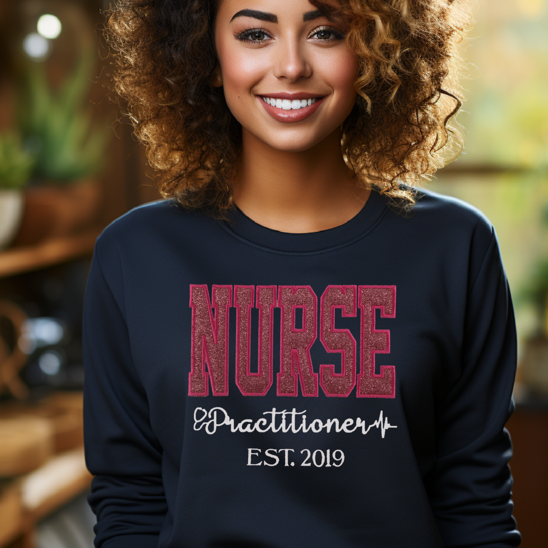 Pink Nurse Practitioner Sweatshirt