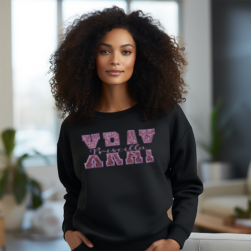 Sequin X-Ray TECH Embroidery Crewneck