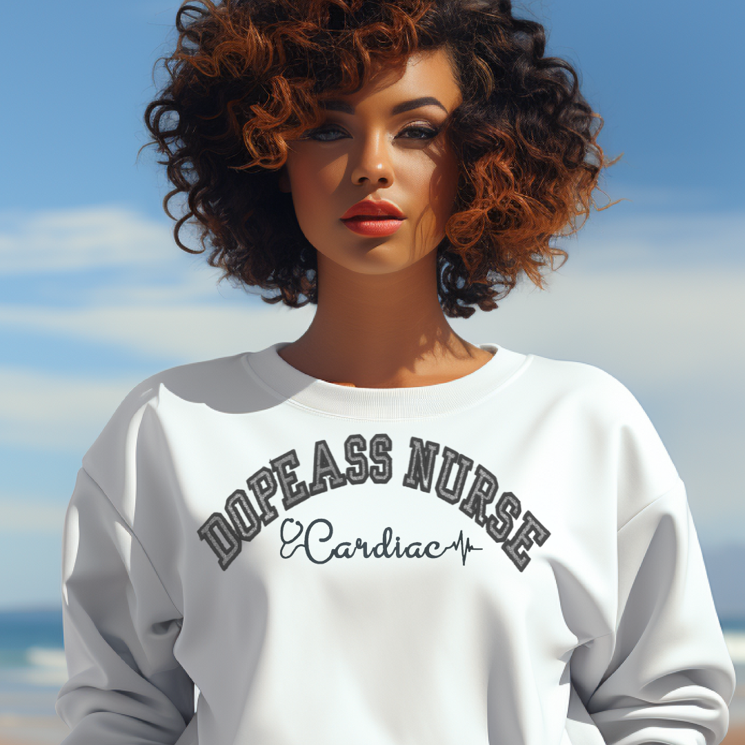 Glitter Dopeass Nurse Hoodie