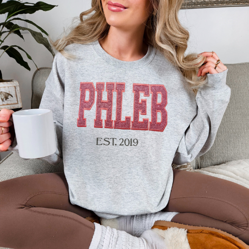 Glitter Phlebotomy Crewneck