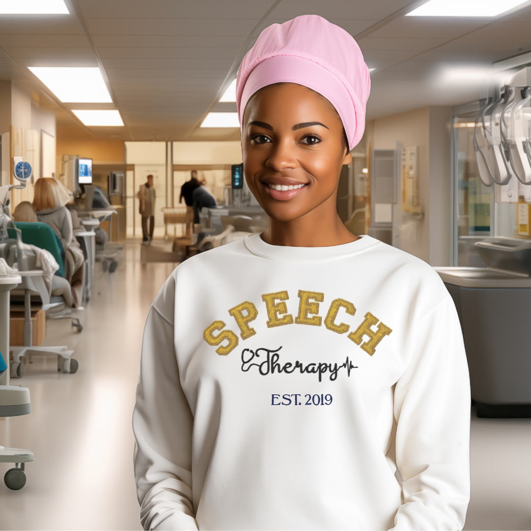 Glitter Speech Therapy Sweatshirt