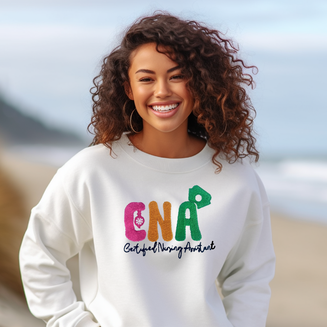 Tricolor CNA Embroidery Hoodie