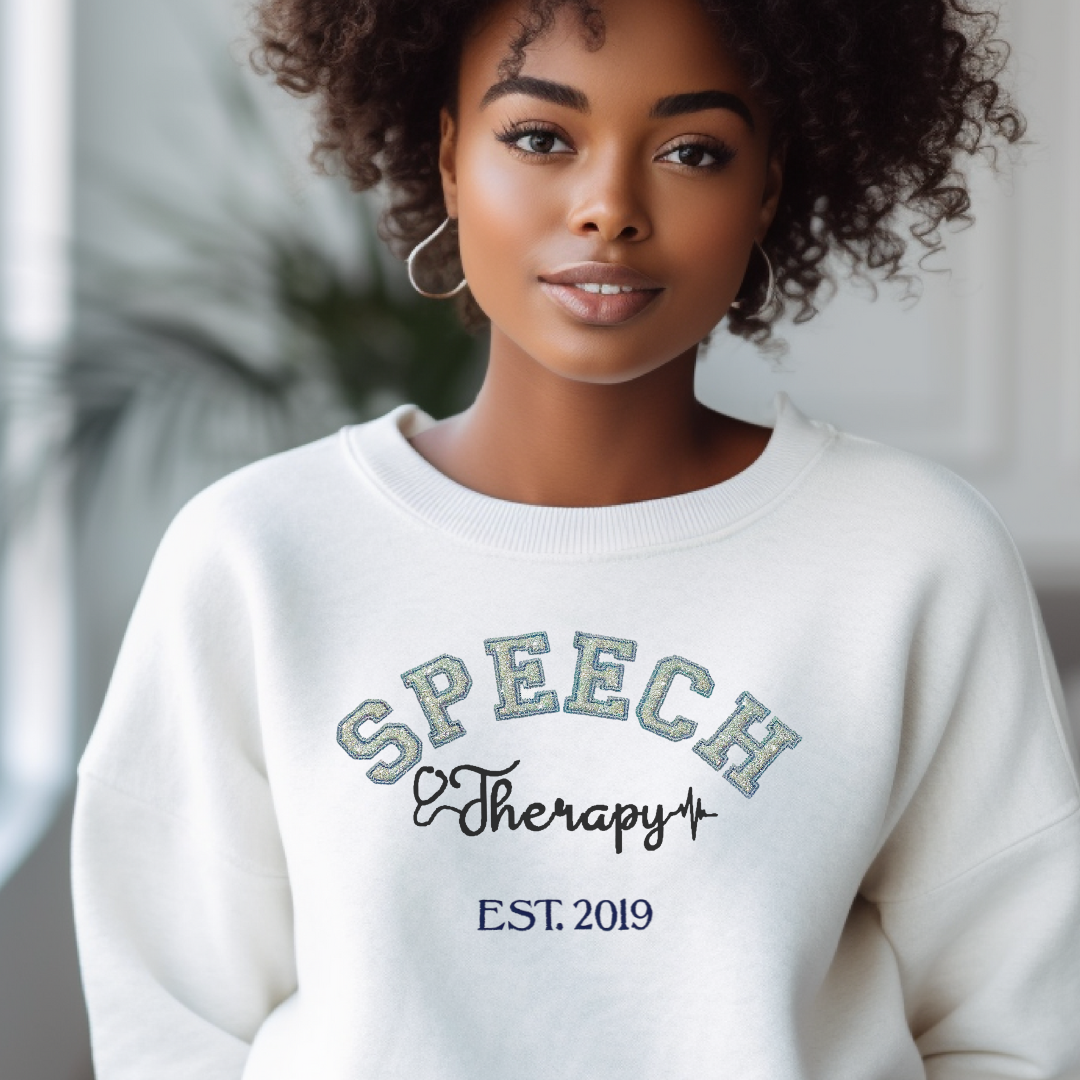 Custom Speech Therapy Embroidery
