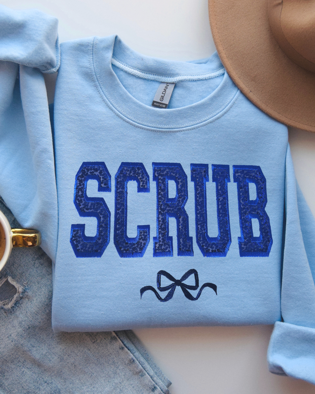 Sequin SCRUB Crewneck