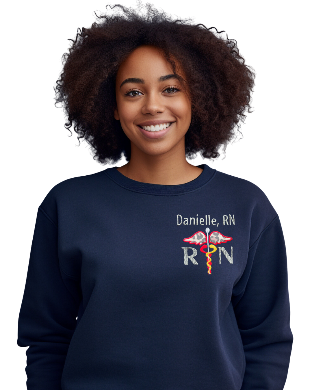 Leopard Print Sweatshirt Custom Embroidery