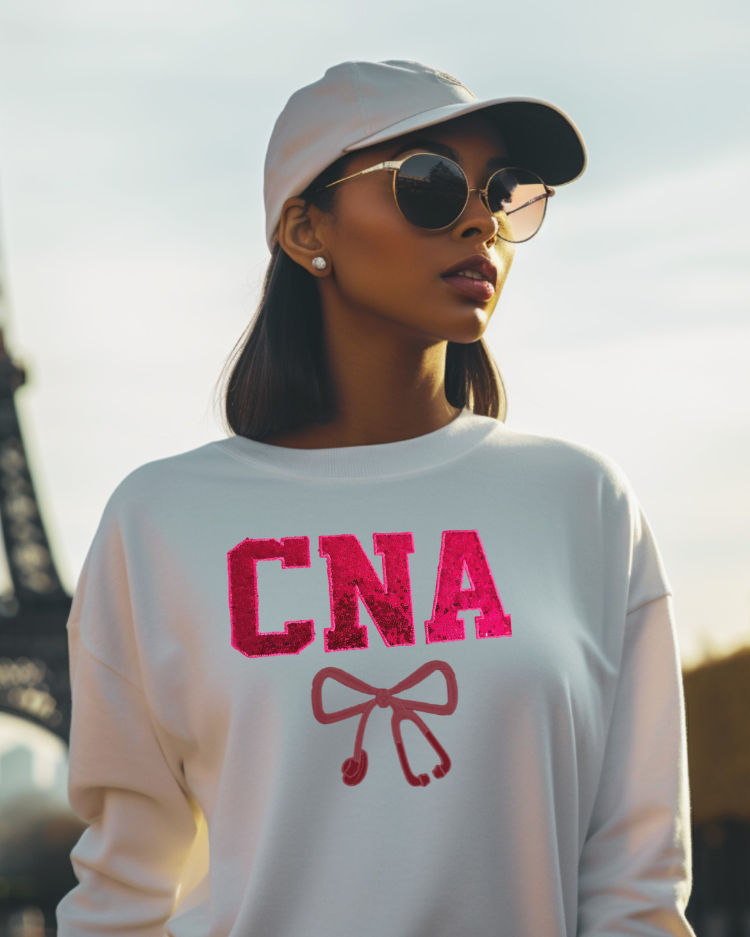 Sequin CNA Embroidery Crewneck