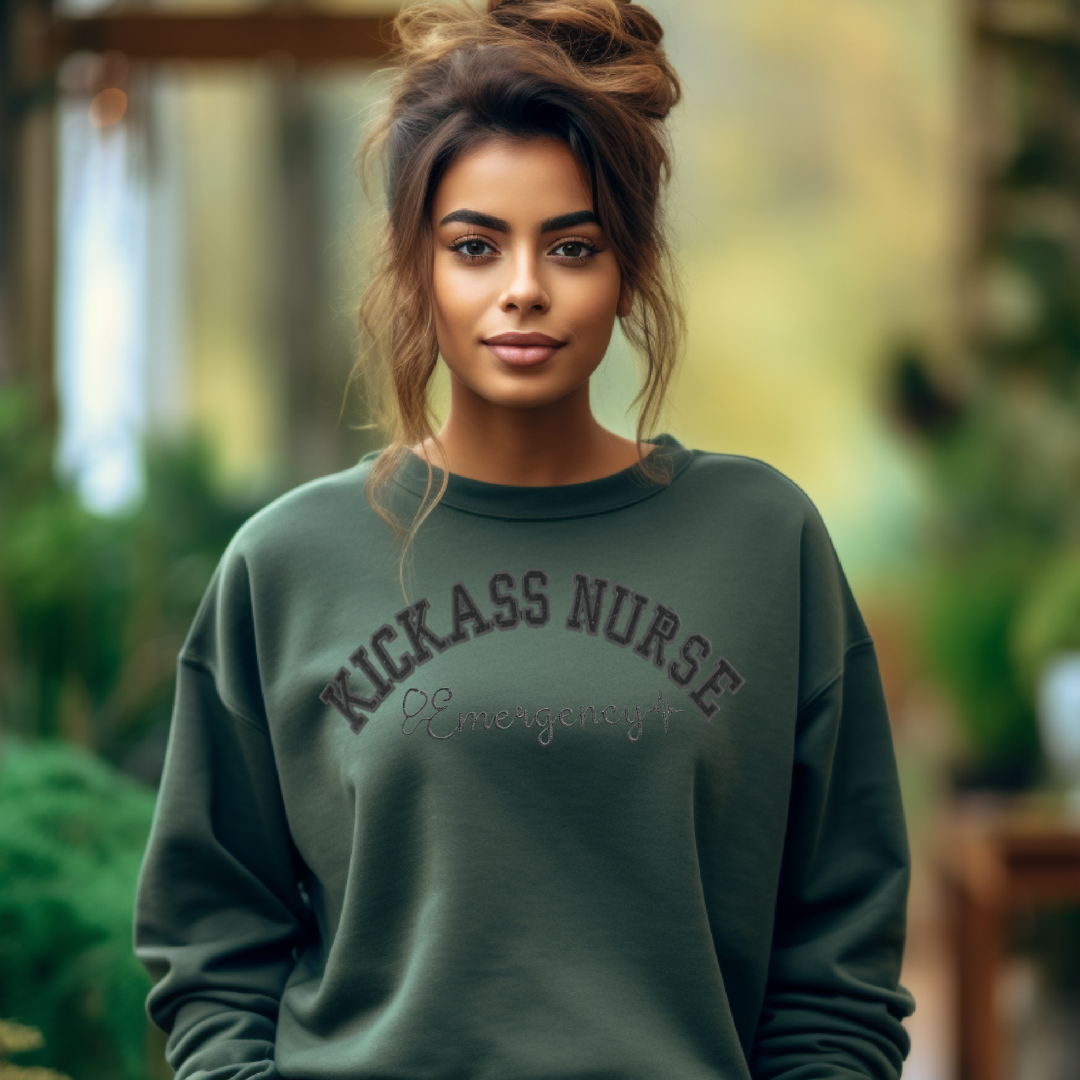 Kickass ER Nurse Crewneck