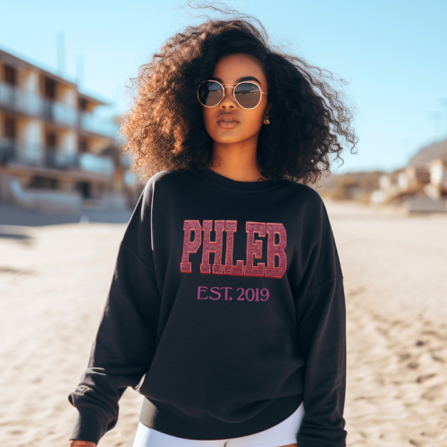 Glitter Phlebotomy Crewneck