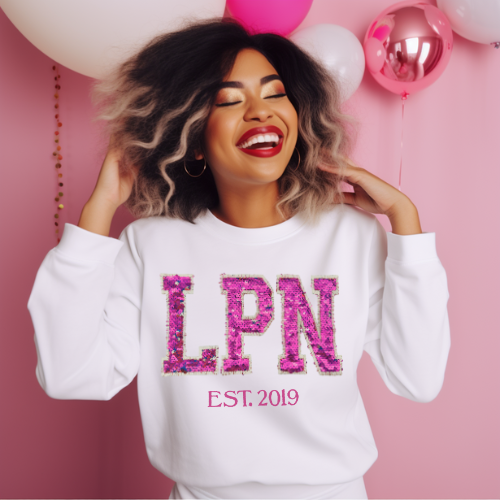 Sequin LPN Crewneck