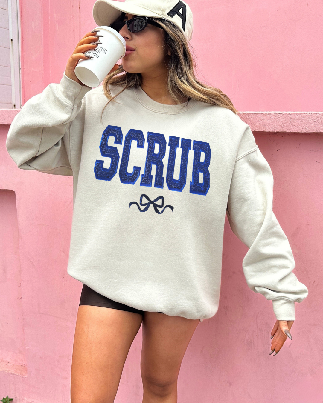 Sequin SCRUB Crewneck