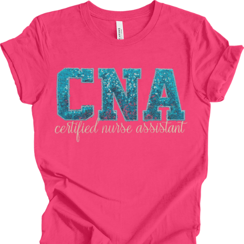 Sequin CNA T-shirt