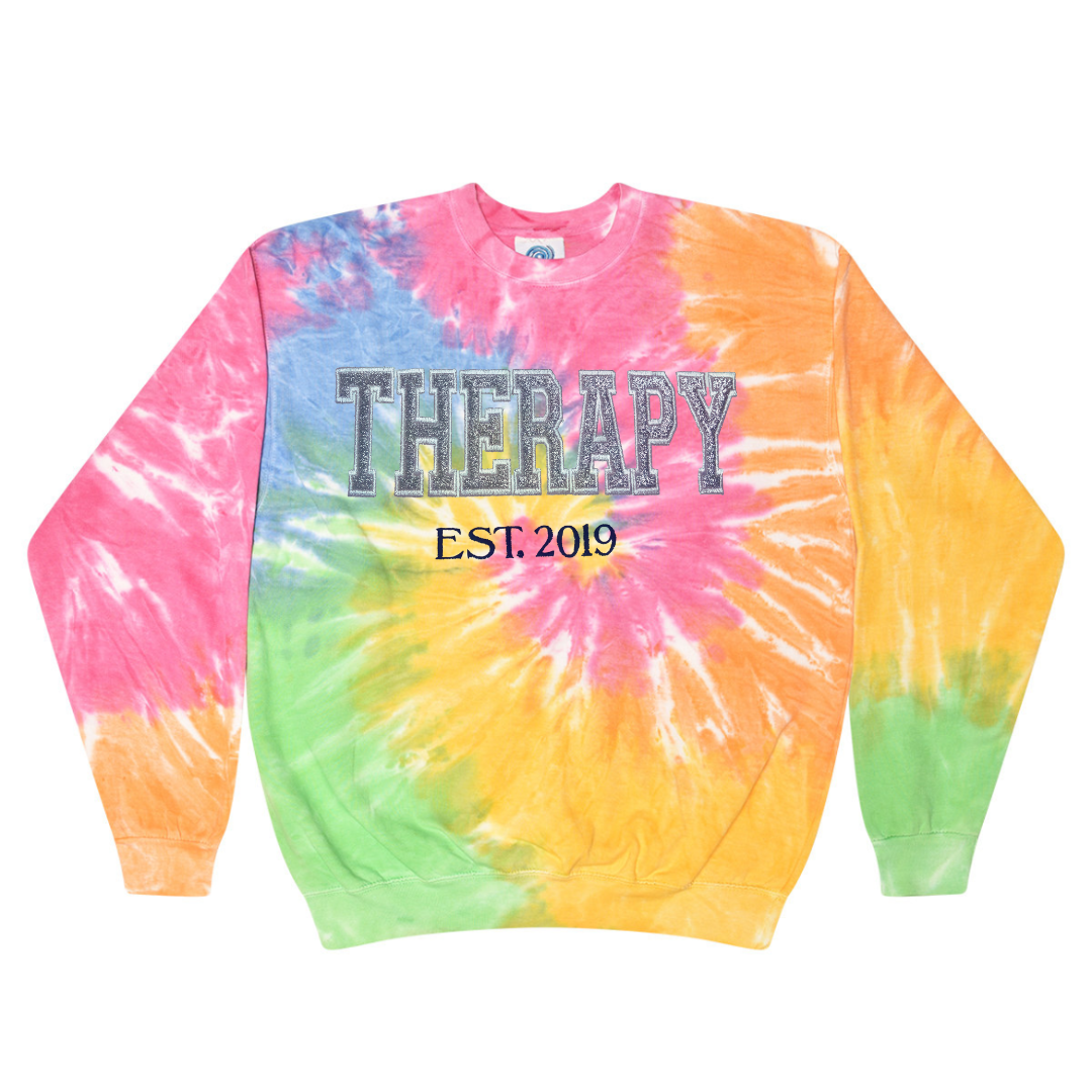 Therapy Tie Dye Sweatshirt
