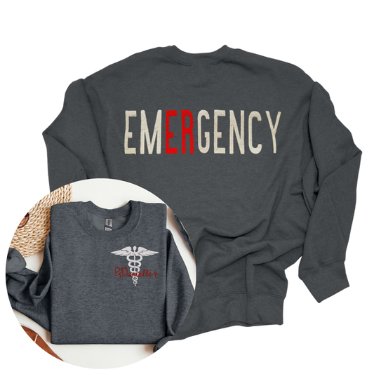 Trendy Emergency Room Crewneck