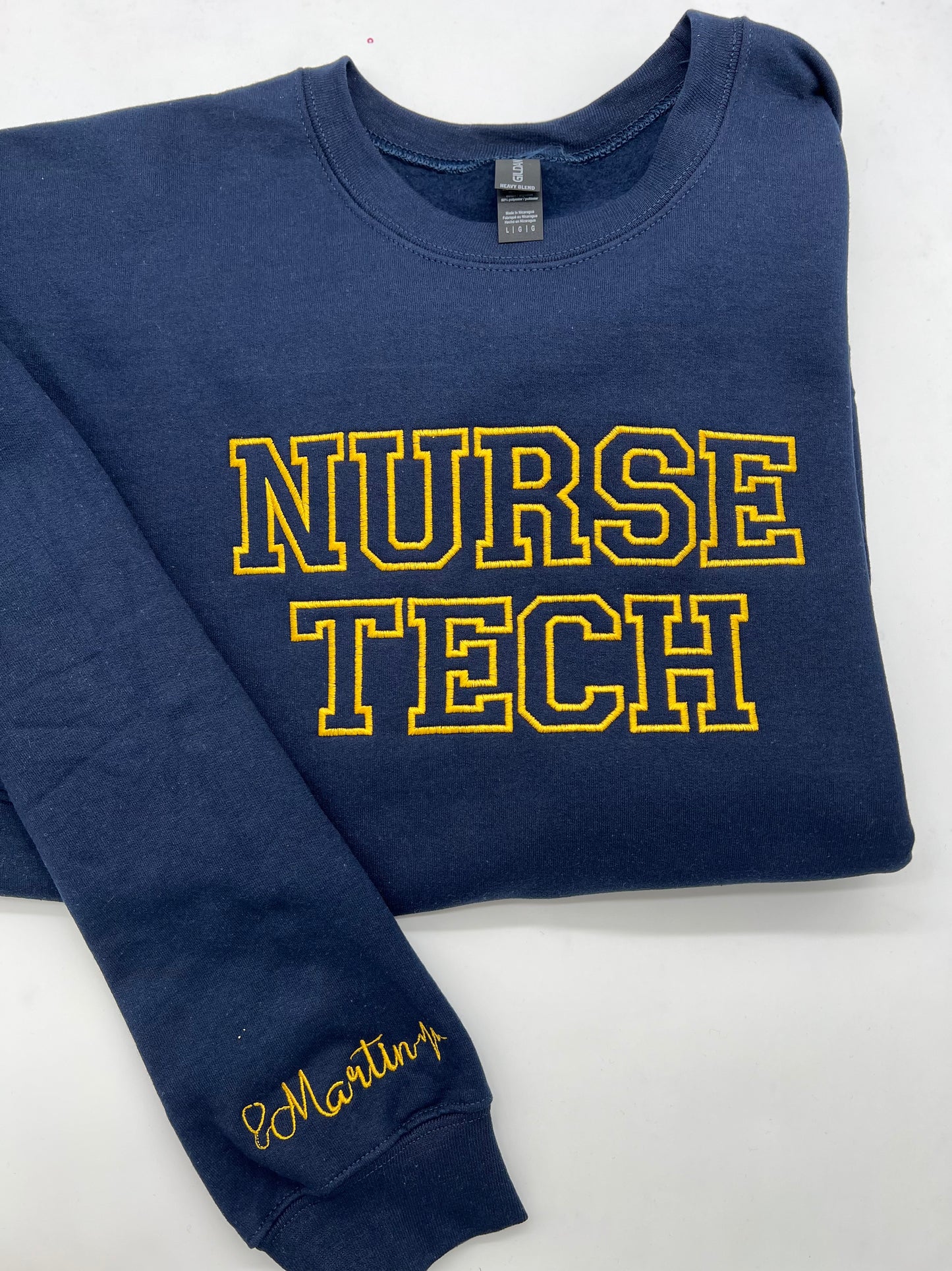 Nurse Tech Embroidery Crewneck