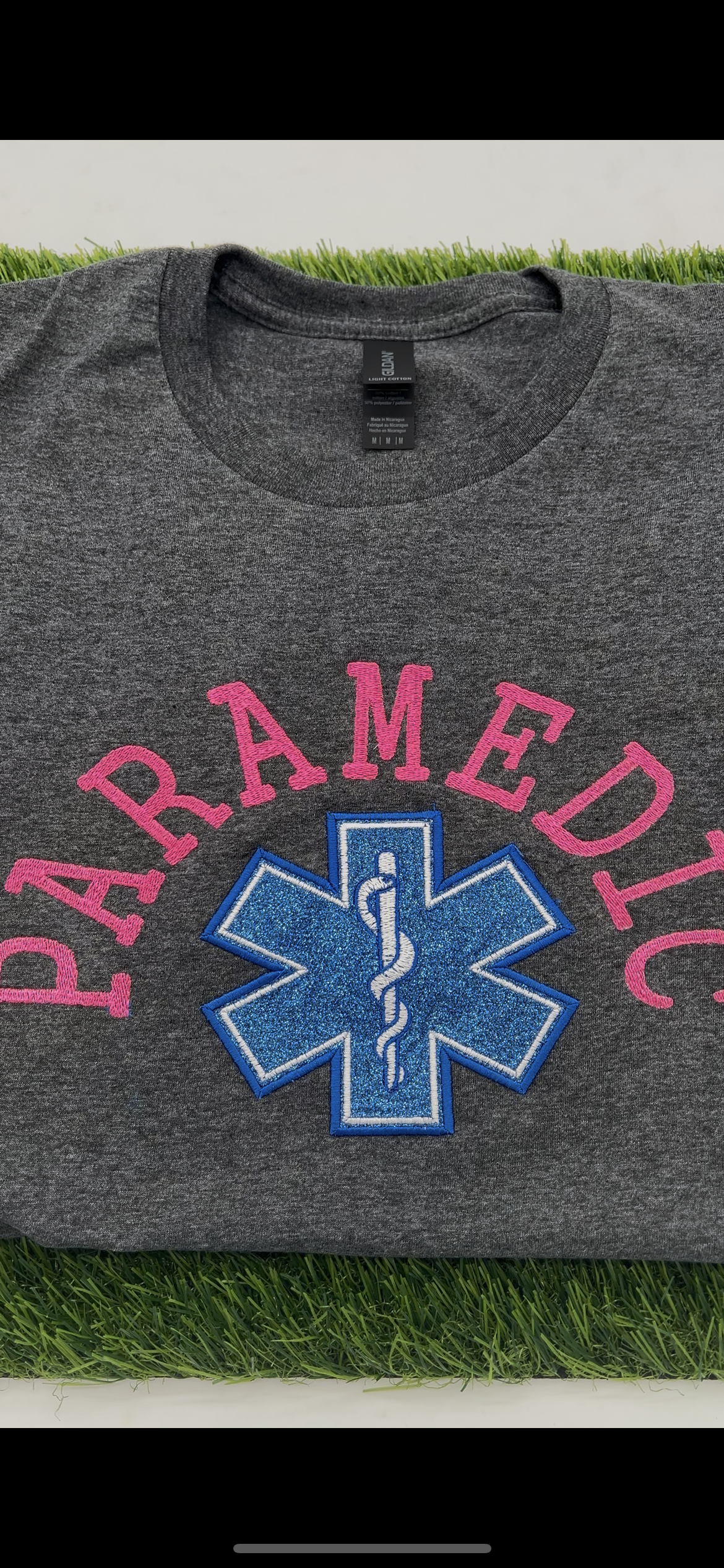 Glitter EMT Paramedic T-shirt