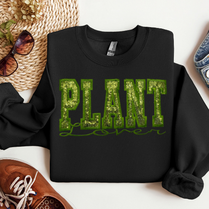 Sequin Plant Lover Crewneck