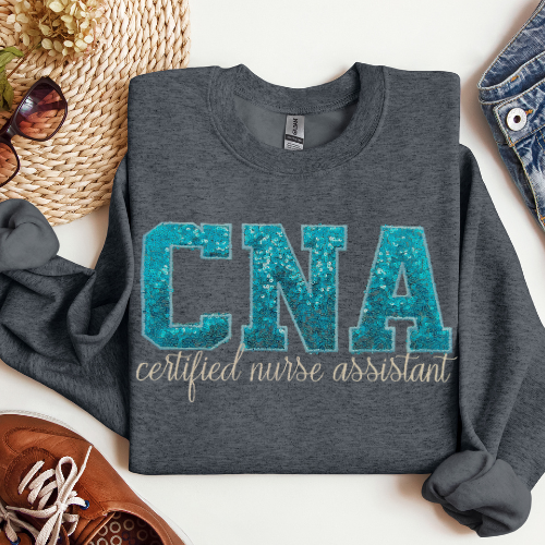 Sequin CNA Embroidery Crewneck