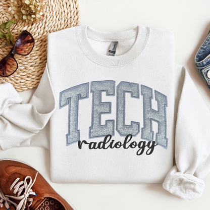 Glitter Radiology Tech Crewneck