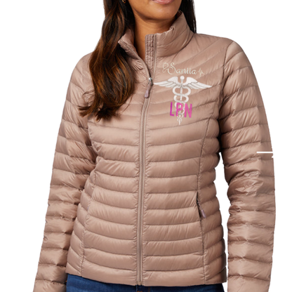 ULTRA Lightweight  LPN Nurse Puffer Jacket