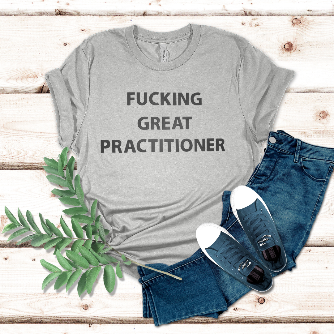 Popular Trendy Great Graphic Unique Nurse Practitioner Embroidery Tshirt