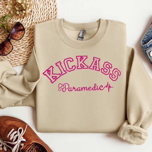 Personalized Trendy Embroidery Paramedic Hoodie Sweatshirt (Copy)