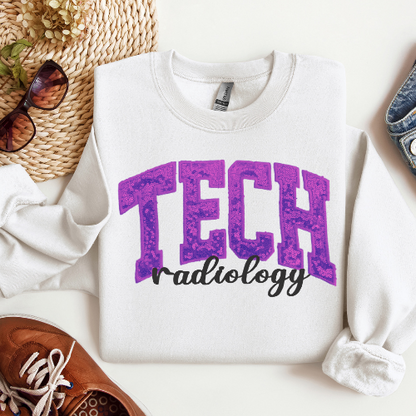Sequin Radiology Tech Crewneck