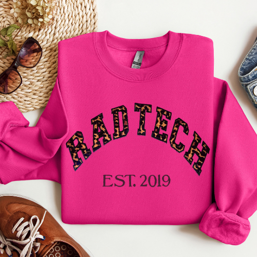 Leopard Rad Tech Crewneck