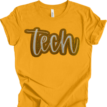 Glitter Nurse Tech T-Shirt
