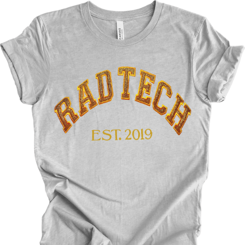 Glitter Radiology Tech T-Shirt