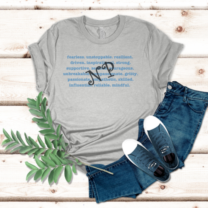 Typewriter Badass Graphic Unique New Nurse Practitioner Embroidery Tshirt