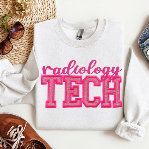 Glitter Radiology Tech Crewneck