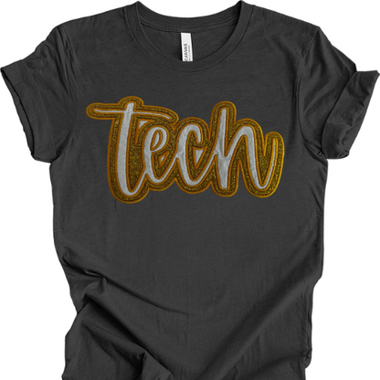 Glitter Nurse Tech T-Shirt