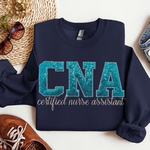 Sequin CNA Embroidery Crewneck