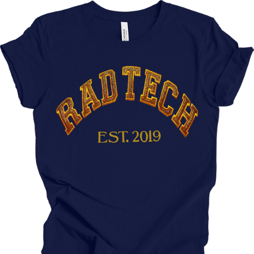 Glitter Radiology Tech T-Shirt