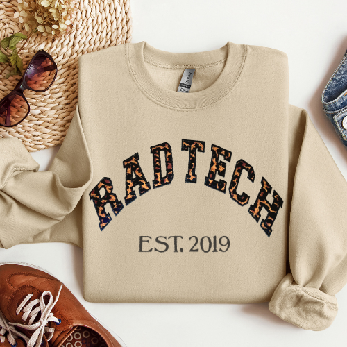 Leopard Rad Tech Crewneck