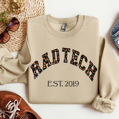 Leopard Rad Tech Crewneck