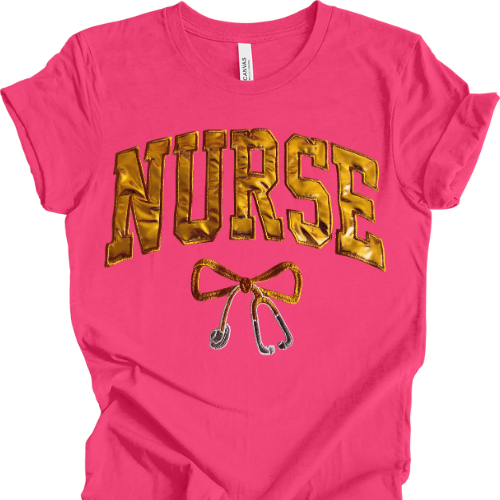 Metallic NURSE T-Shirt