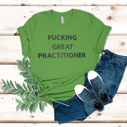 Popular Trendy Great Graphic Unique Nurse Practitioner Embroidery Tshirt