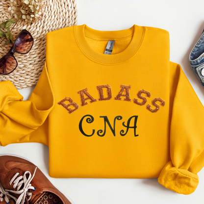 Badass Trendy Cute Bold Graphic CNA Embroidery Hoodie Sweatshirt